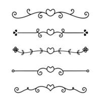 Bold line dividers for impactful design elements vector