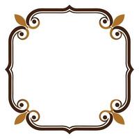 Decorative vintage frame for invitations vector