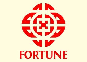 Intricate Chinese ornamental pattern with symmetrical design in red vector