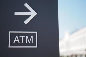 This is an ATM Location Sign designed for Easy Access and Convenience photo