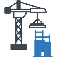 Construction illustration with isolated background vector