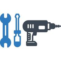 Maintenance Tools illustration with isolated background vector