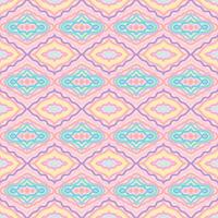 Tribe style colorful of pastel. Hippie bohemian seamless pattern. vector