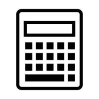 calculator flat icon vector