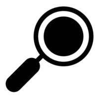 search icon silhouette design vector