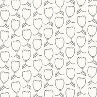 A pattern with flowers on it vector