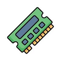 RAM Icon Specially Designed for Portable Devices vector