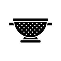 kitchen strainer icon design template simple and clean vector