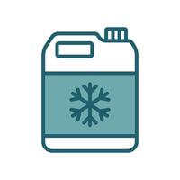 Engine Coolant Icon Eye Catching and Dynamic Visuals vector