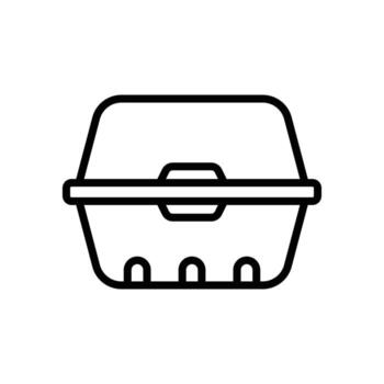 Practical Lunchbox Icon Functional and Versatile Look vector