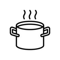 cooking pot icon design template simple and clean vector