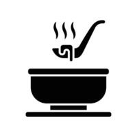 Hot Soup Icon Warm and Inviting for Cold Days vector