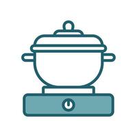 cooking pot icon design template simple and clean vector