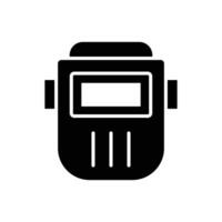 Minimalist Welding Mask Icon Simple and Clean Look vector
