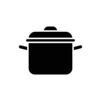 cooking pot icon design template simple and clean vector
