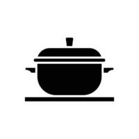 cooking pot icon design template simple and clean vector
