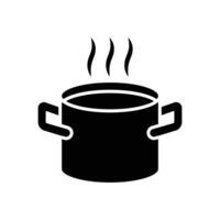 cooking pot icon design template simple and clean vector