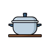 cooking pot icon design template simple and clean vector