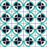 Abstract Geometric Shape Circle Pattern Design. vector
