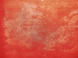 Red wall.Cement Red plaster wall have rough surface concrete. For texture background images.Red paper background, colorful paper texture. photo