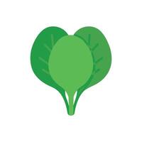 a green leaf icon on a white background vector