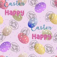 Easter happy happy fabric by katiek on spoonflower - custom fabric vector