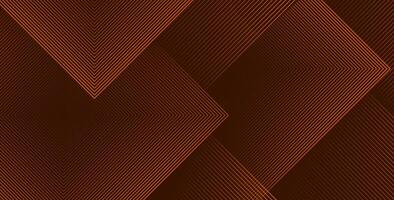 minimal abstract brown color wide banner with geometric stripe line art design, modern futuristic design background. vector
