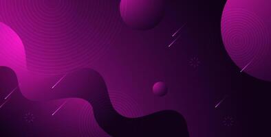 abstract purple liquid color gradient wavy geometric fluid shape background. eps10 vector