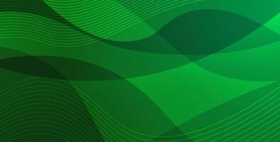 abstract green color with geometric shape decoration background. eps10 vector