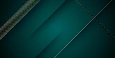 abstract green diagonal stripe with shadow orange shape line decoration background. eps10 vector