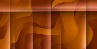 abstract orange color wave decoration light and shadow layers background. eps10 vector