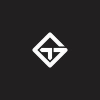Alphabet Letters TG GT Creative Logo Initial Based Monogram Icon. vector