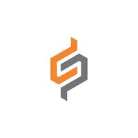 Abstract DP PD Letter Modern Monogram Style Logo Design. Initial template. vector