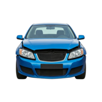 Blue SUV car mockup for branding and advertising purposes. Includes elements of corporate identity. All layers and groups are well-organized for easy editing and recol. Views png