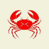 crabs logo, icon, art silhouette crab vector