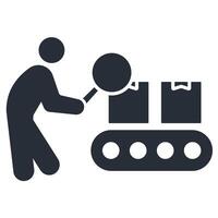 inspection icon. .Editable stroke.linear style sign for use web design,logo.Symbol illustration. vector