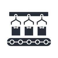 Production icon. .Editable stroke.linear style sign for use web design,logo.Symbol illustration. vector