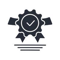 certified icon. .Editable stroke.linear style sign for use web design,logo.Symbol illustration. vector