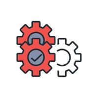 Problem Solving icon. .Editable stroke.linear style sign for use web design,logo.Symbol illustration. vector