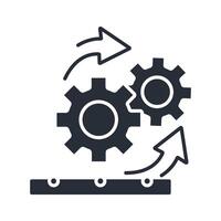 process icon. .Editable stroke.linear style sign for use web design,logo.Symbol illustration. vector