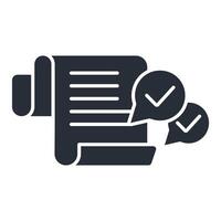 validation icon. .Editable stroke.linear style sign for use web design,logo.Symbol illustration. vector