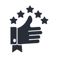 satisfaction icon. .Editable stroke.linear style sign for use web design,logo.Symbol illustration. vector