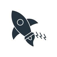 Campaign launch icons symbol elements for infographic web vector