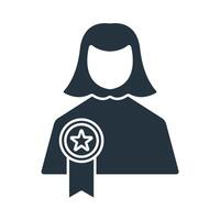 Ambassador icons symbol elements for infographic vector