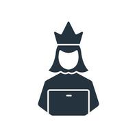 Influencer icons symbol elements for infographic web vector