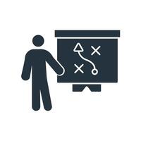 Strategy icons symbol elements for infographic web vector