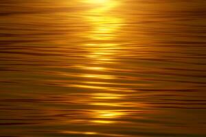 Close up water surface with sunlight. photo