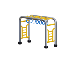 Monkey bar icon 3d render concept of kids playground childhood activity icon illustration png
