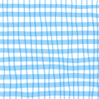 Bright horizontal and vertical stripes. Textured checkered pattern in blue, light blue. Squares can be used as background png