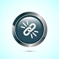 Durable icon design illustration, Durable logo badge for product design element. Gray Color Round Button Design vector